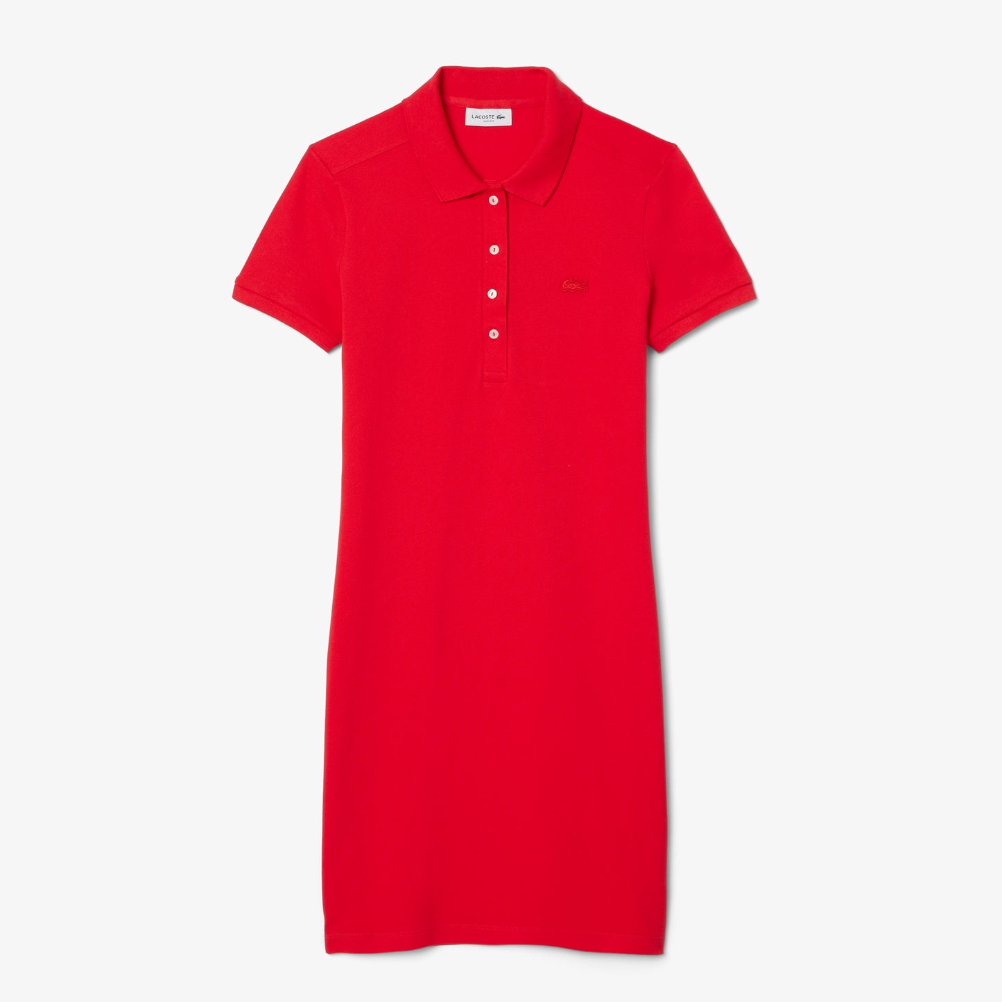 Slim Fit Stretch Pique Polo Dress - EF5473