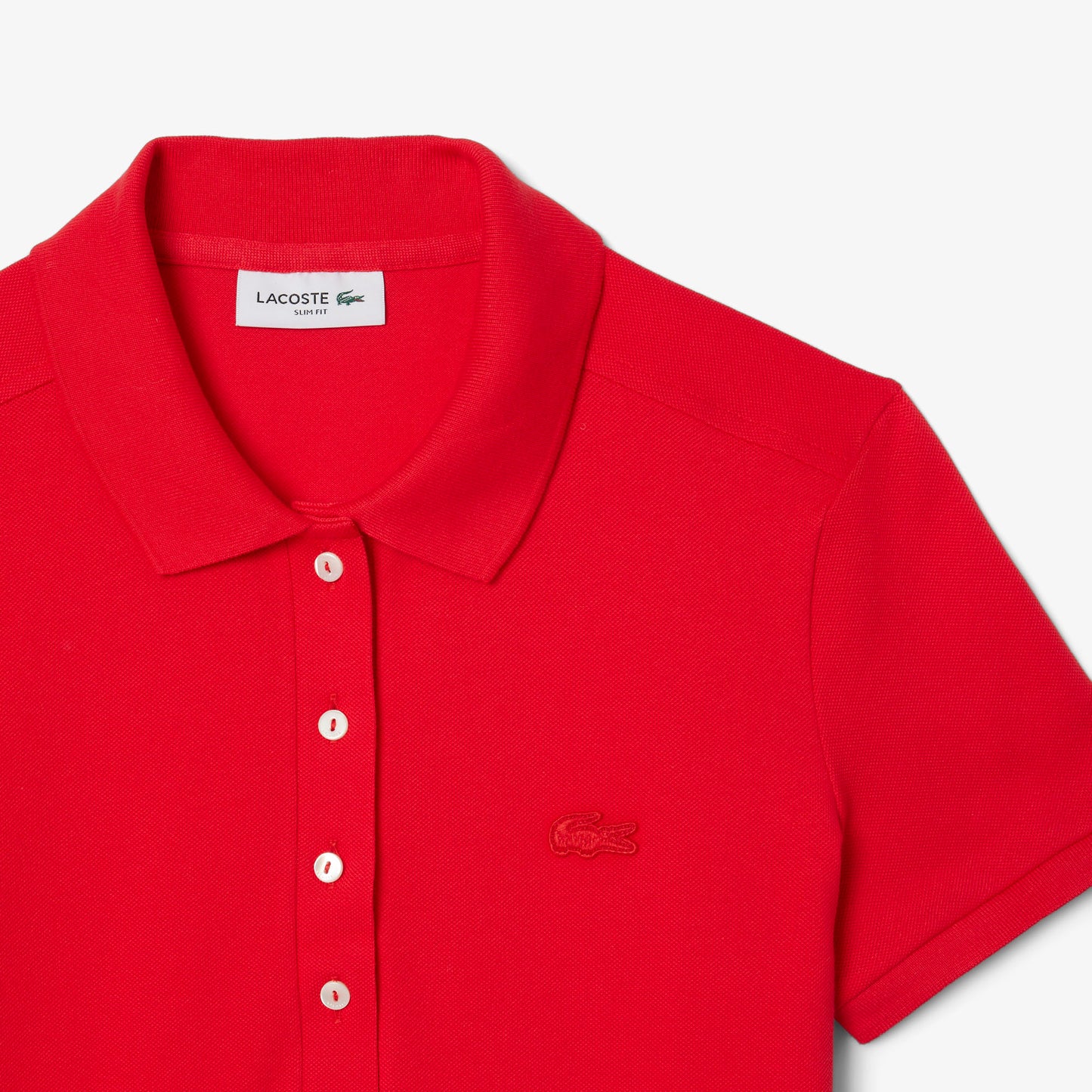 Slim Fit Stretch Pique Polo Dress - EF5473