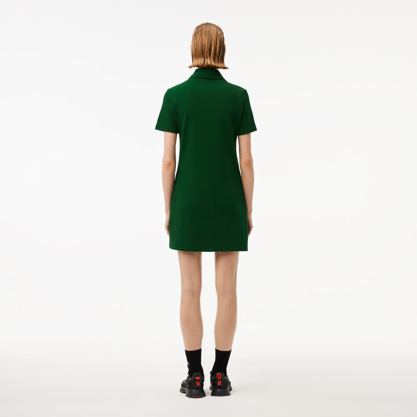 Heavy Piqué Buttoned Polo Dress - EF6922