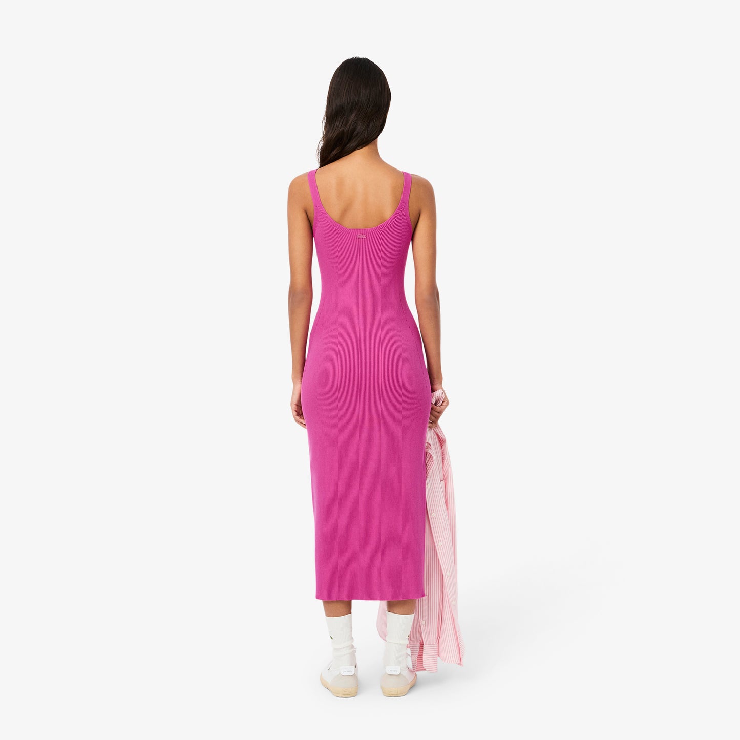 Long Seamless Ribbed Dress-EF9270