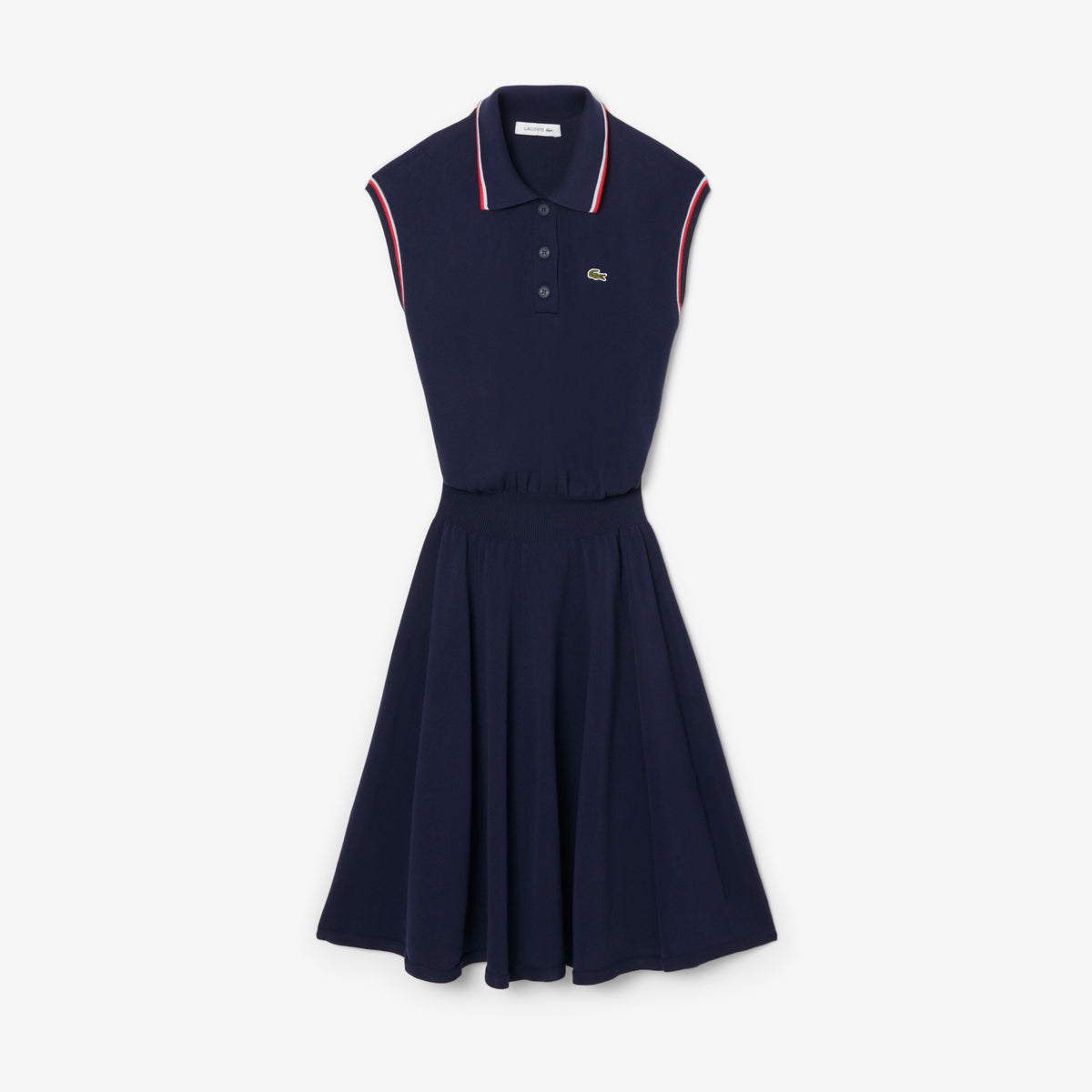 Seamless Sleeveless Polo Dress-EF9272