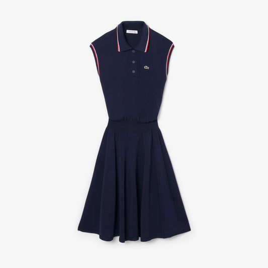 Seamless Sleeveless Polo Dress-EF9272