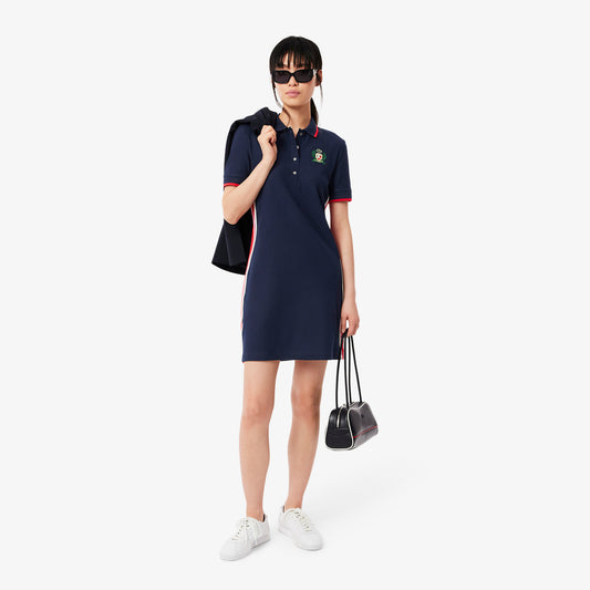 French Made Slim Fit Polo Dress-EF9566