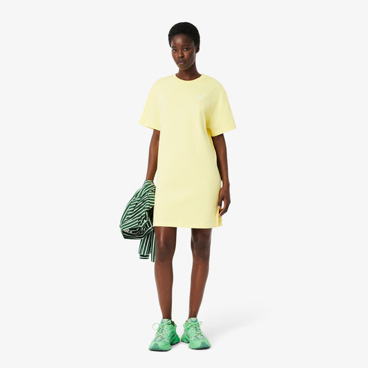 Oversized Branded Jersey T-shirt Dress-EF9573