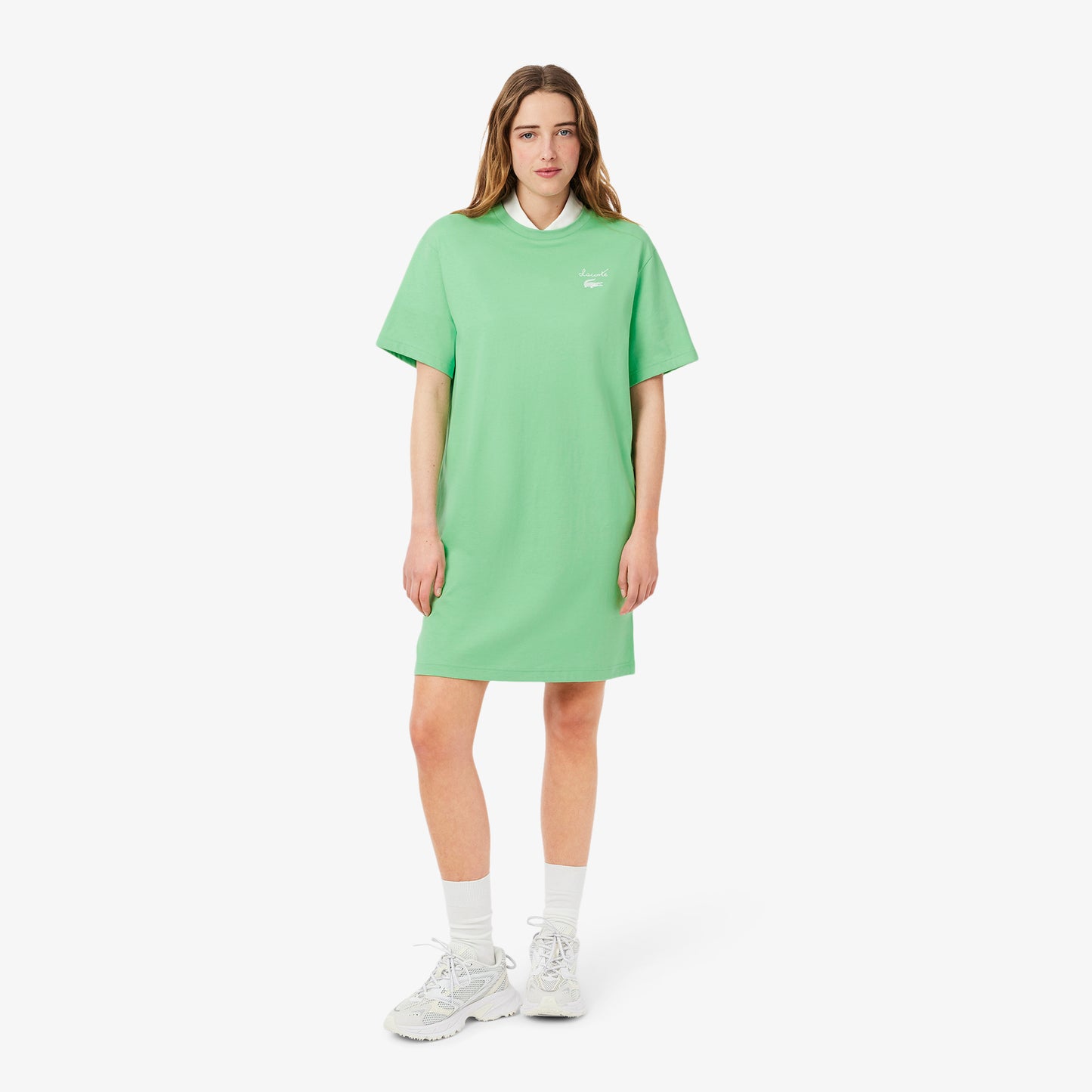 Oversized Branded Jersey T-shirt Dress-EF9573
