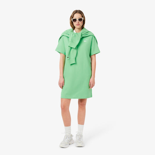 Oversized Branded Jersey T-shirt Dress-EF9573