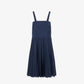 Long Pleated Strap Dress-EF9723