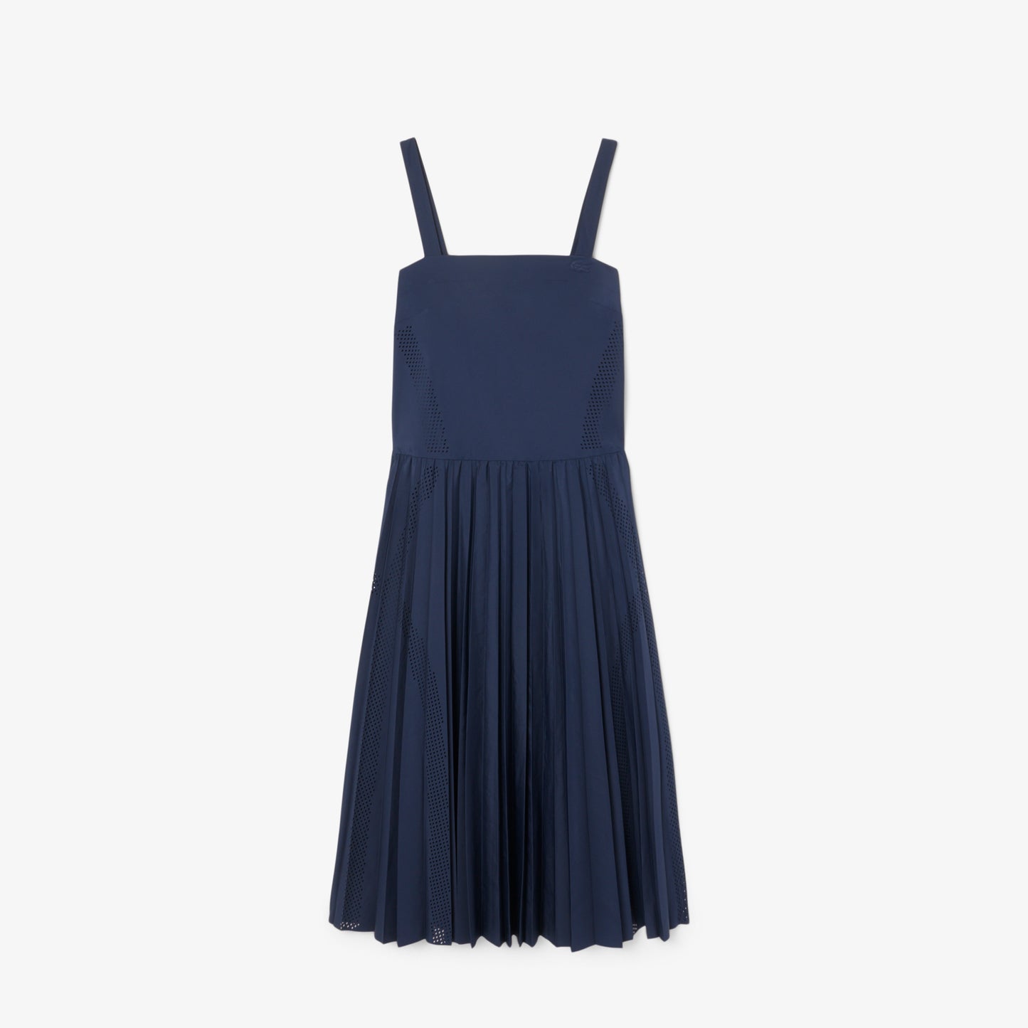 Long Pleated Strap Dress-EF9723