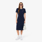 Trim Accent Jersey T-shirt Dress-EF9855