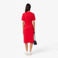 Trim Accent Jersey T-shirt Dress-EF9988