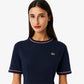 Trim Accent Jersey T-shirt Dress-EF9988