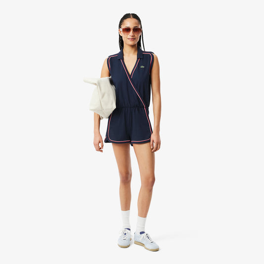 Sleeveless Polo Playsuit-EF9990