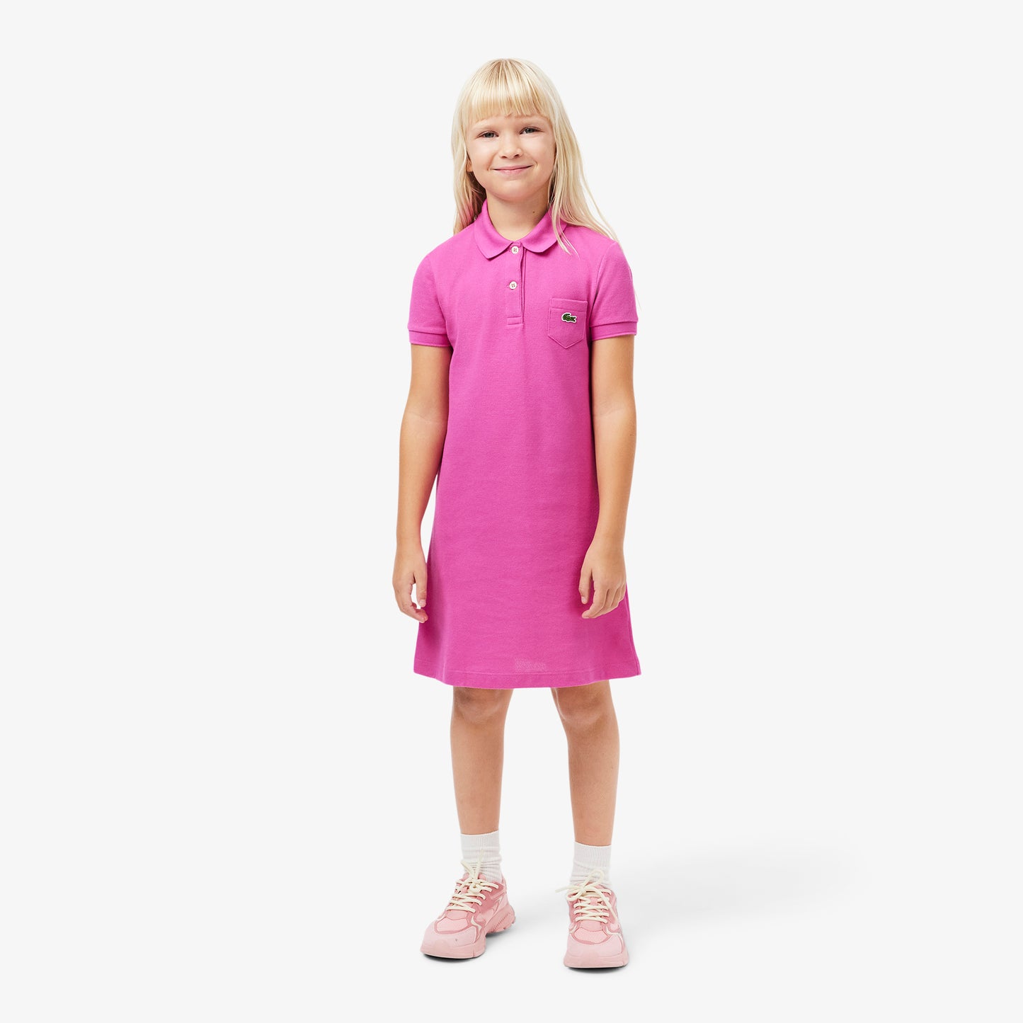 Pique Polo Dress-EJ2816