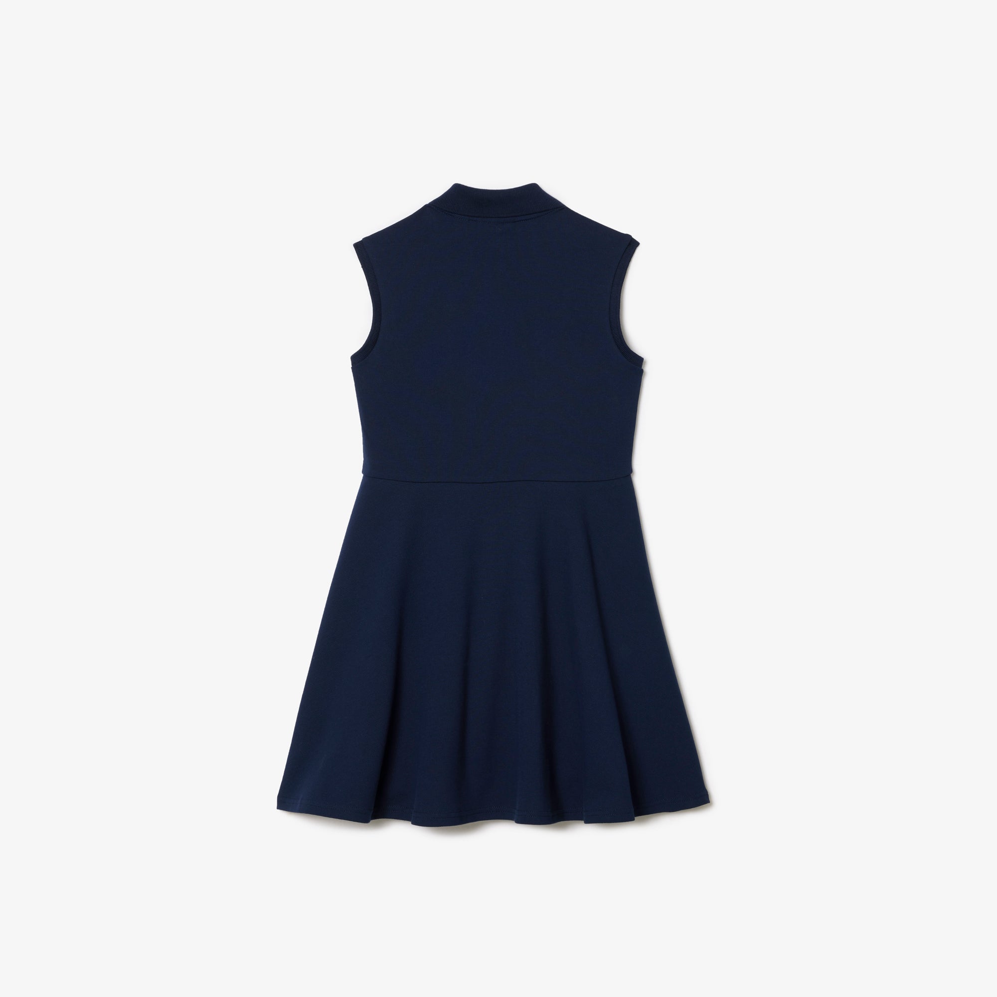 ★LACOSTE★ Women's Ringslings Fit and Flare Dress Navy EF94 Women's Piqué Tennis Dress with Removable Liner - Dresses