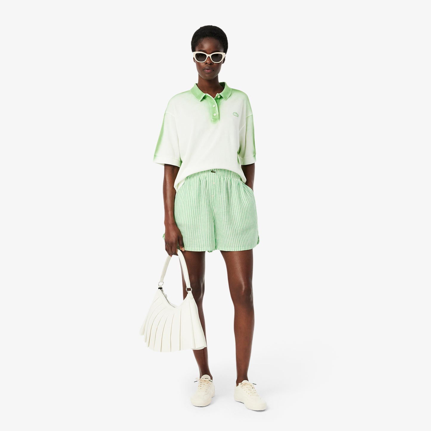 Loose Striped Linen Shorts-FF0226