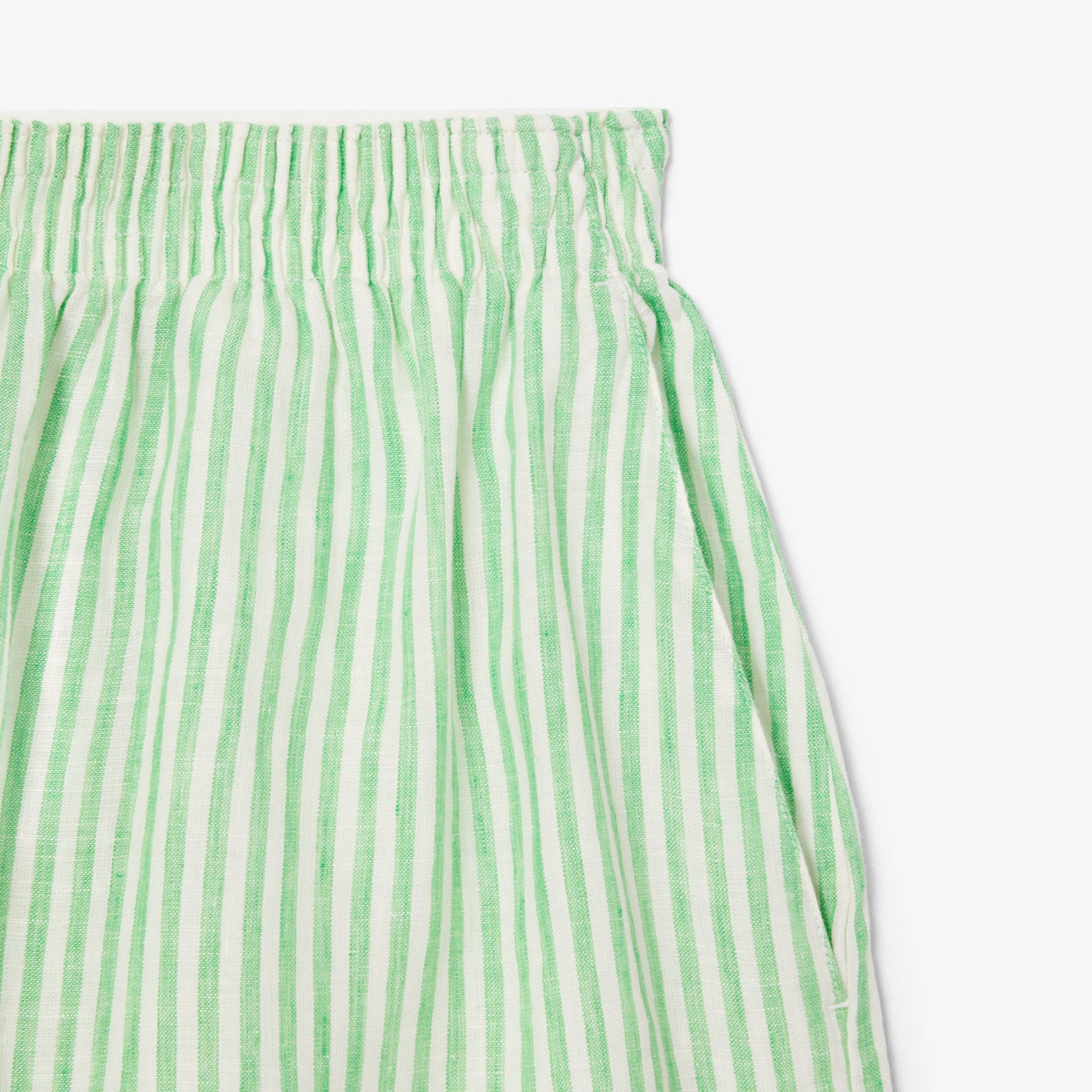 Loose Striped Linen Shorts-FF0226