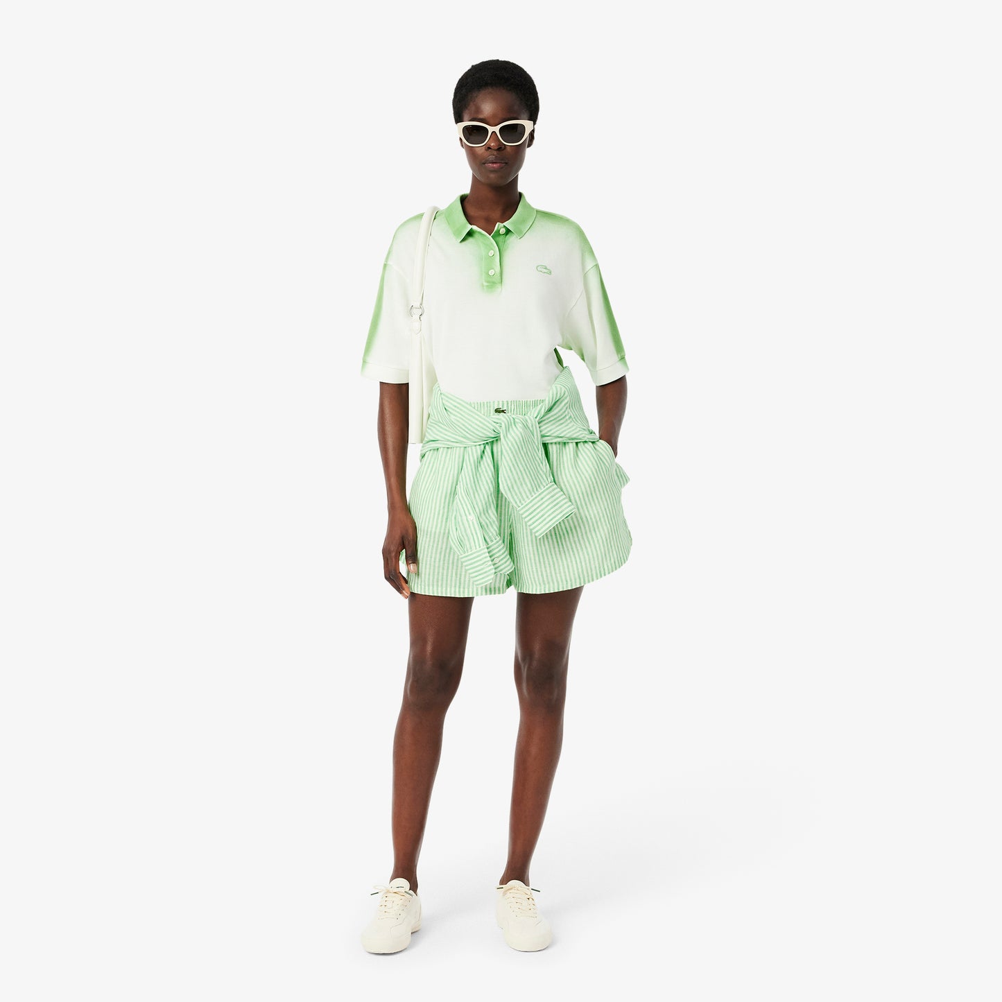 Loose Striped Linen Shorts-FF0226