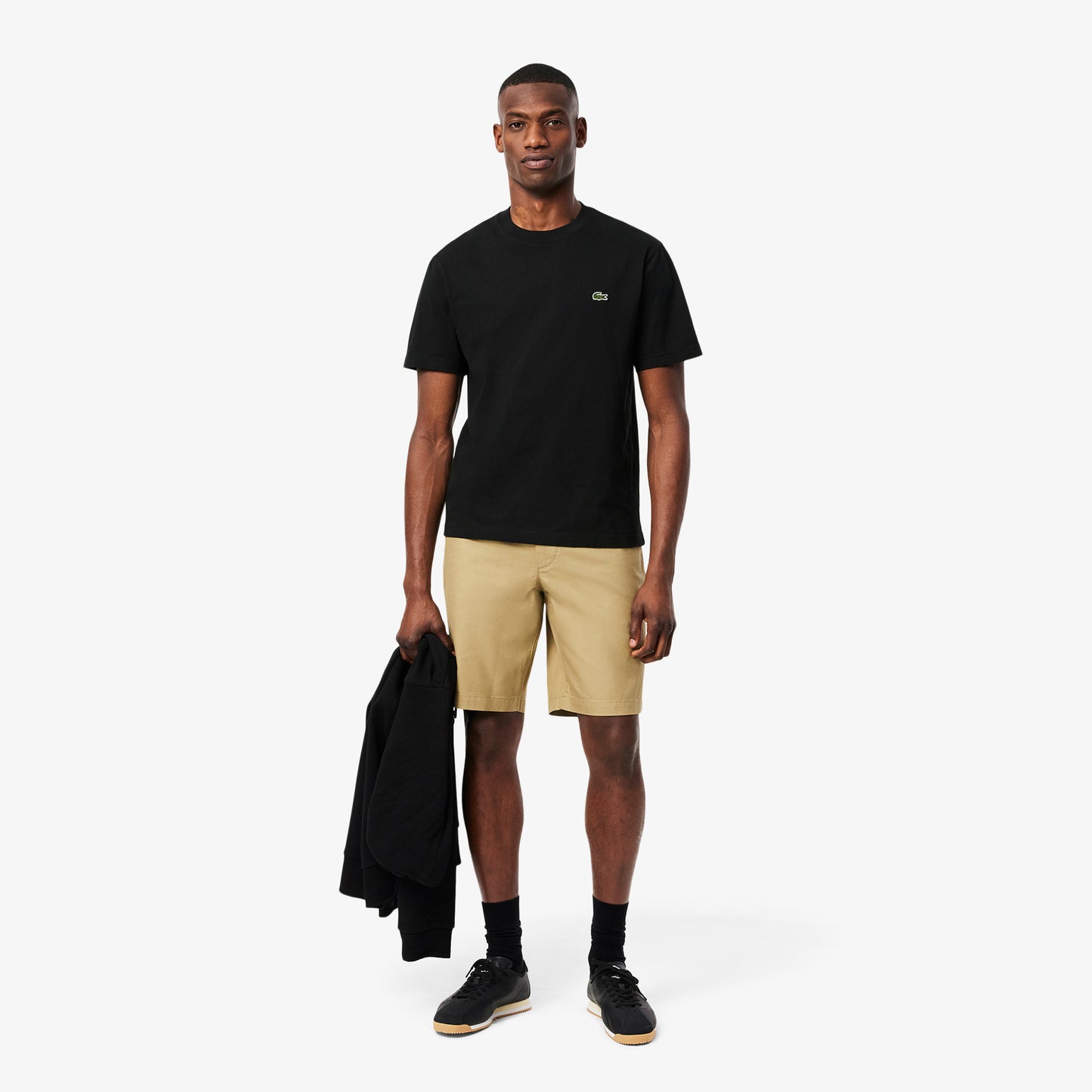 Regular Fit Gabardine Chino Bermuda Shorts-FH3331