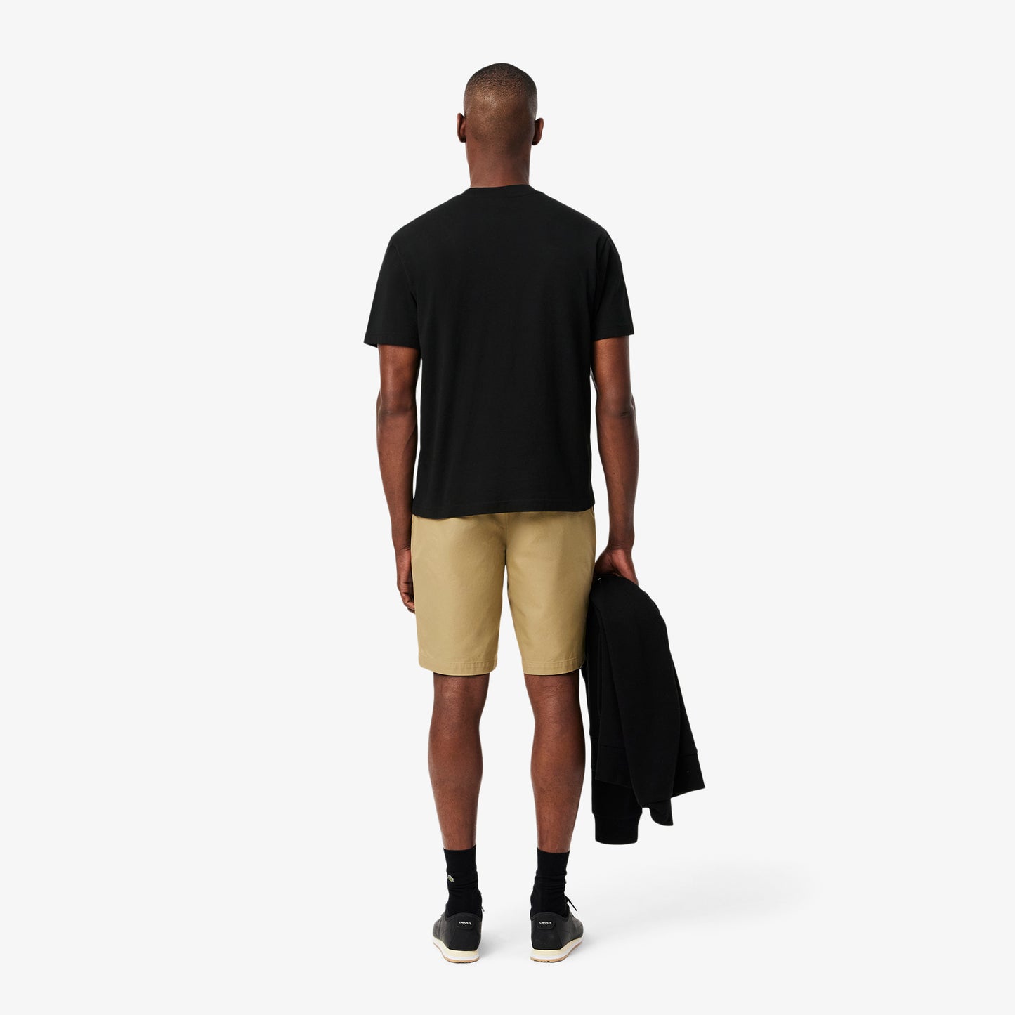 Regular Fit Gabardine Chino Bermuda Shorts-FH3331