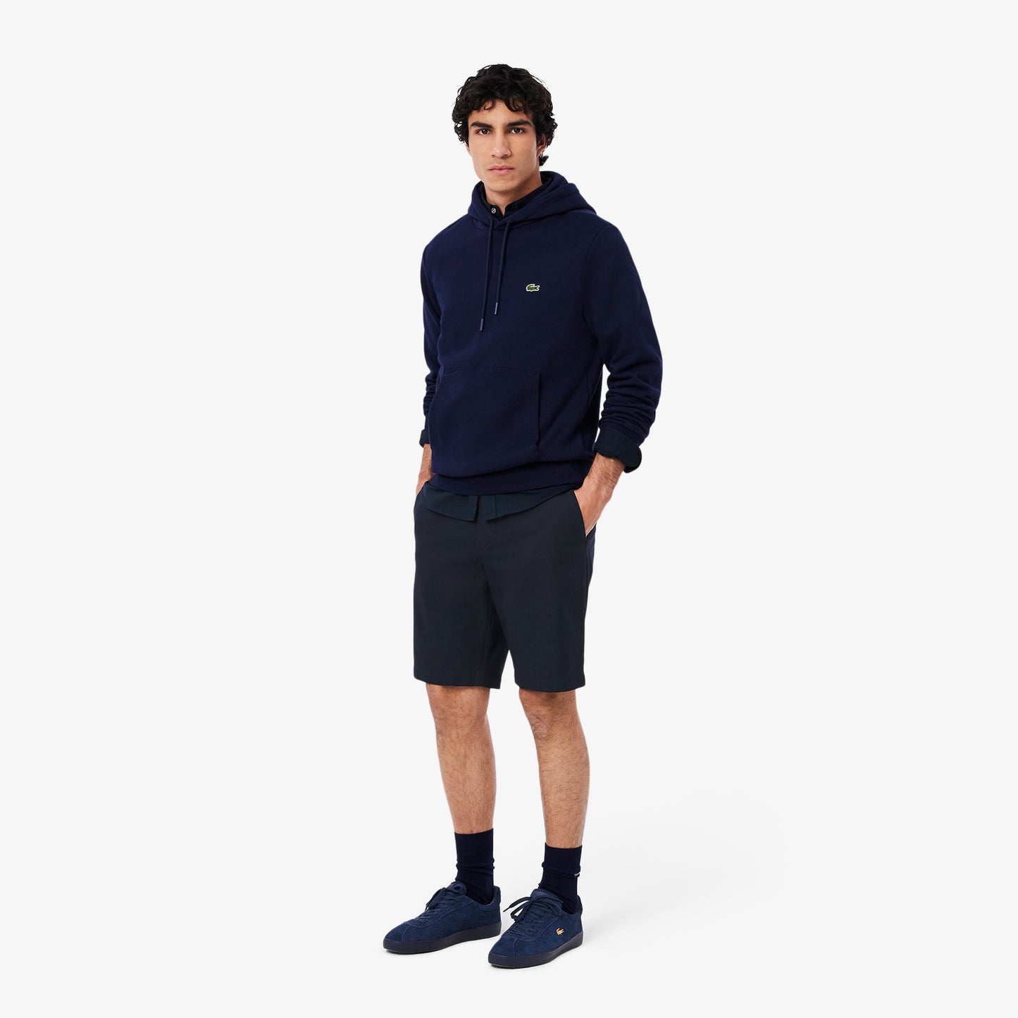 Regular Fit Gabardine Chino Bermuda Shorts-FH3331