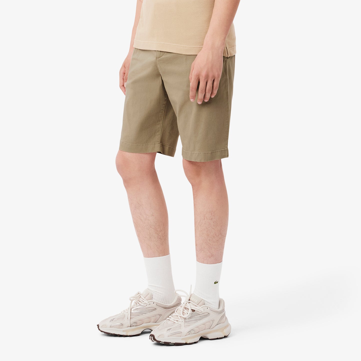 Slim Fit Stretch Cotton Chino Shorts-FH3347