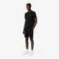 Regular Fit Logo Stripe Fleece Shorts-GH0886