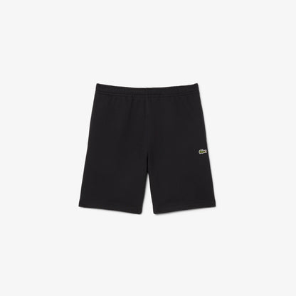 Regular Fit Logo Stripe Fleece Shorts-GH0886