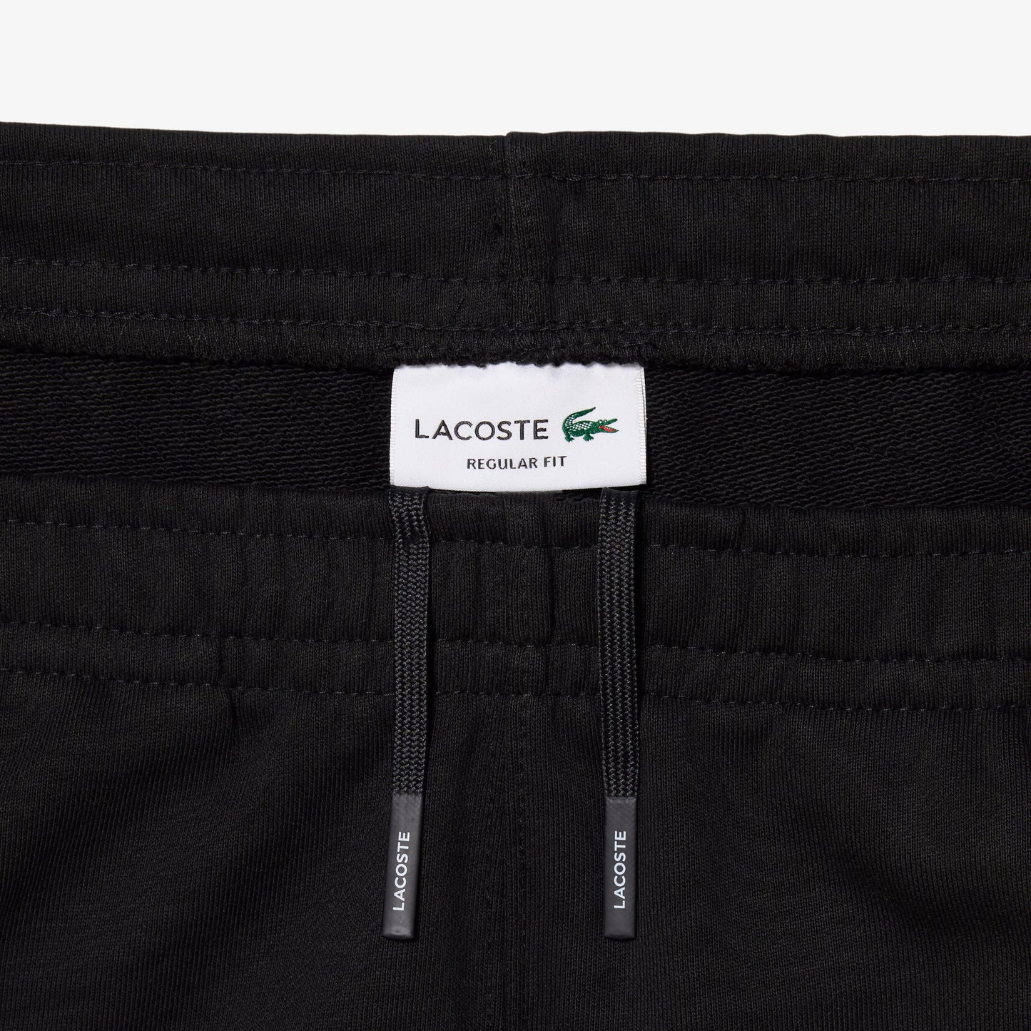 Regular Fit Logo Stripe Fleece Shorts-GH0886