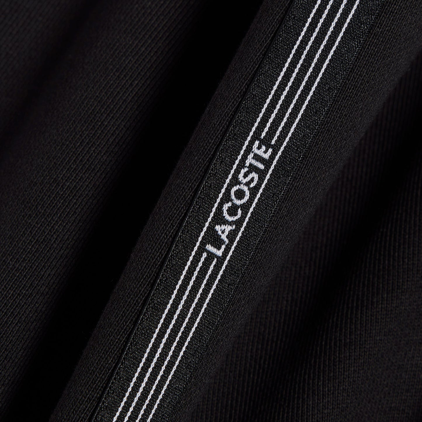 Regular Fit Logo Stripe Fleece Shorts-GH0886
