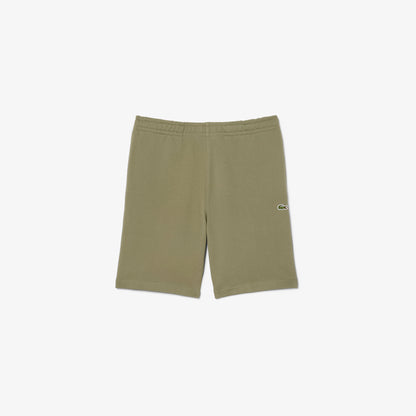 Regular Fit Logo Stripe Fleece Shorts-GH0886