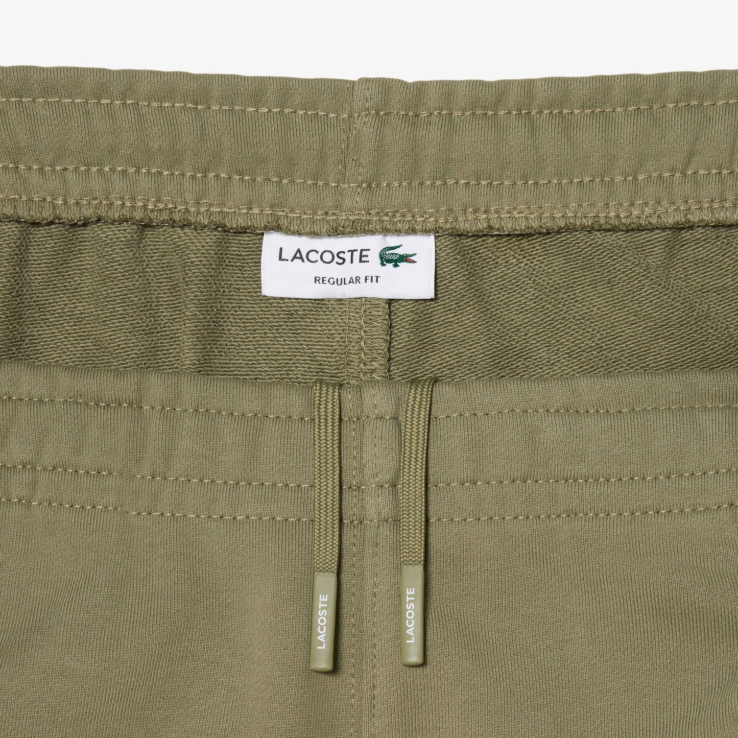 Regular Fit Logo Stripe Fleece Shorts-GH0886