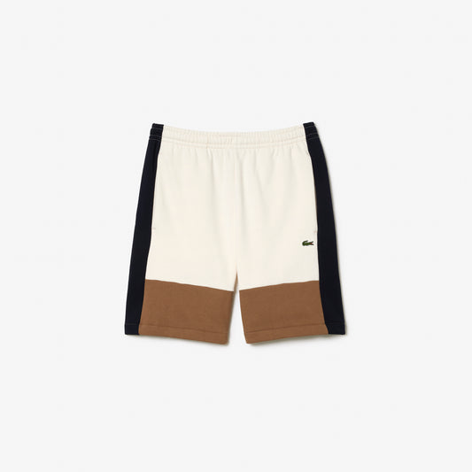 Regular Fit Brushed Fleece Colourblock Shorts