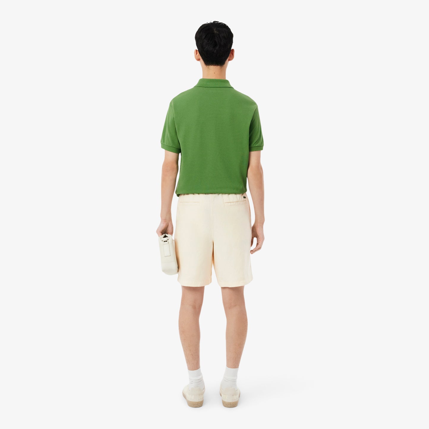 Regular Fit Linen Blend Twill Shorts-GH2628