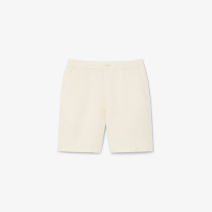 Regular Fit Linen Blend Twill Shorts-GH2628