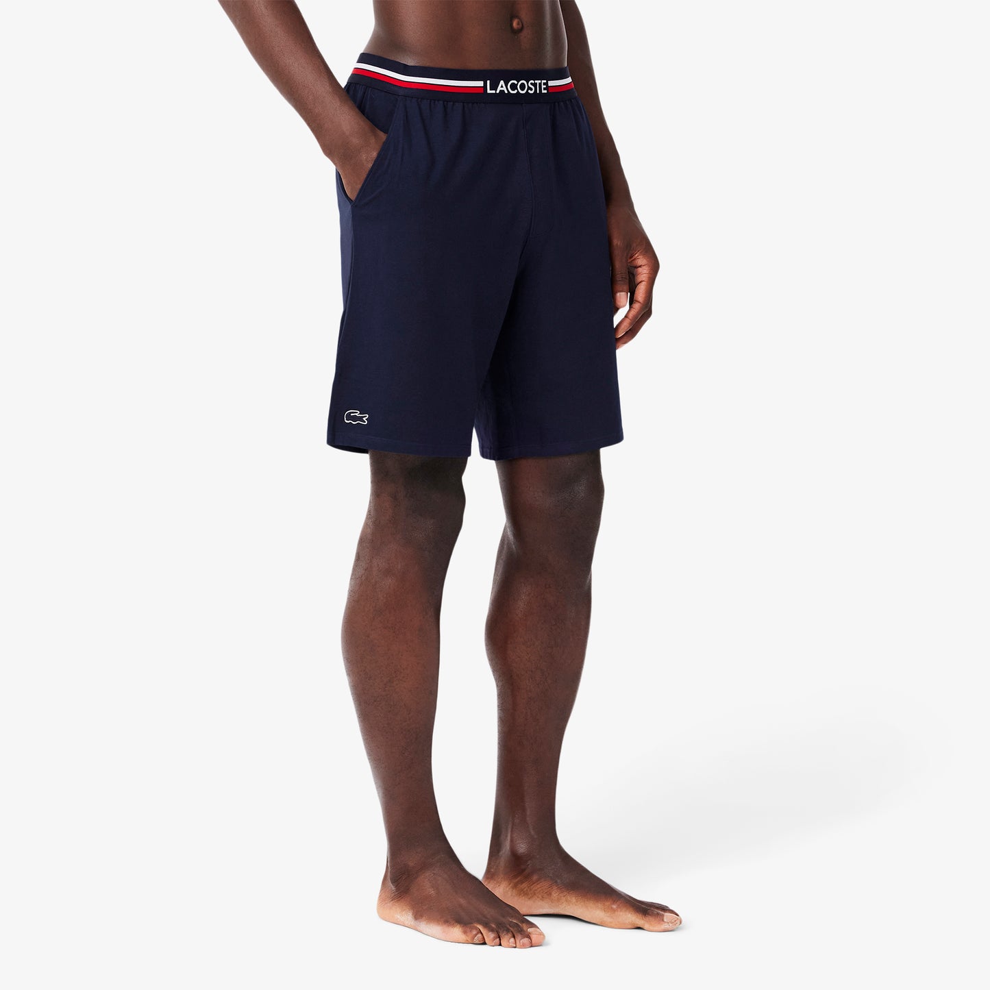 Pyjama Shorts With Three-Tone Waistband-GH3448