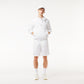 Men's Lacoste SPORT tennis shorts in solid diamond weave taffeta - GH353T