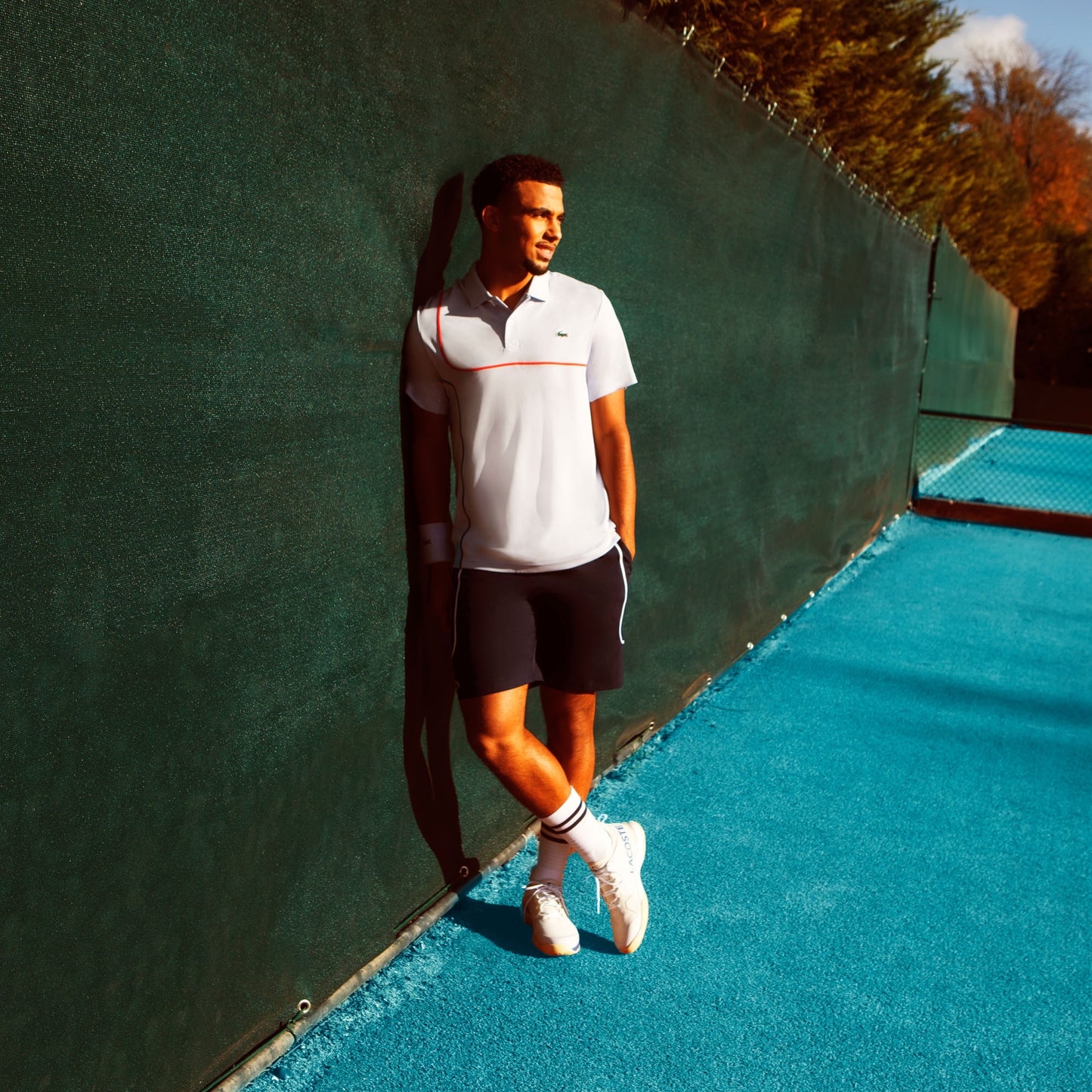 Lightweight Diamond Taffeta Tennis Shorts-GH7460