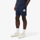 Regular Fit 3D Print Fleece Shorts-GH9708
