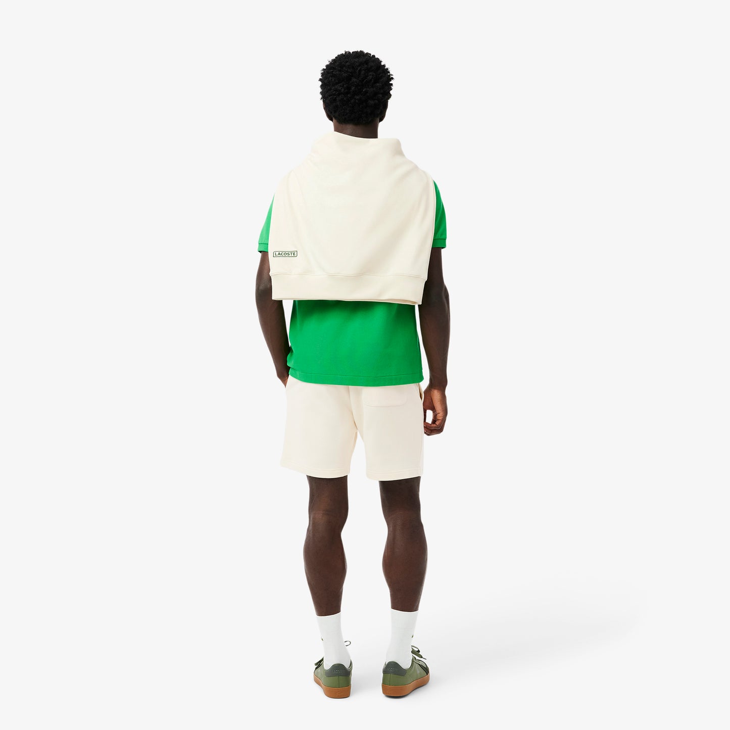 Regular Fit 3D Print Fleece Shorts-GH9708