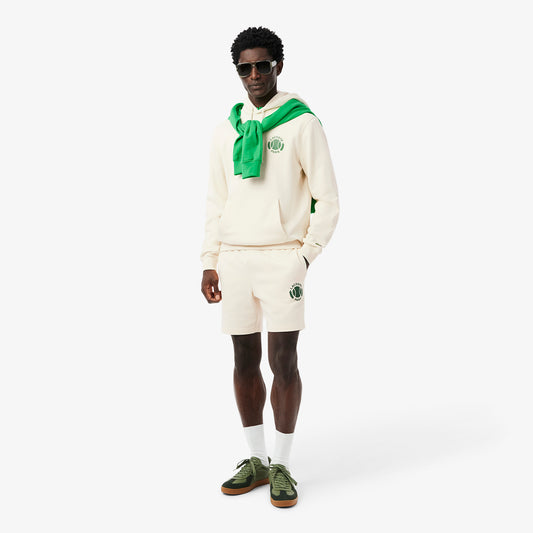 Regular Fit 3D Print Fleece Shorts-GH9708