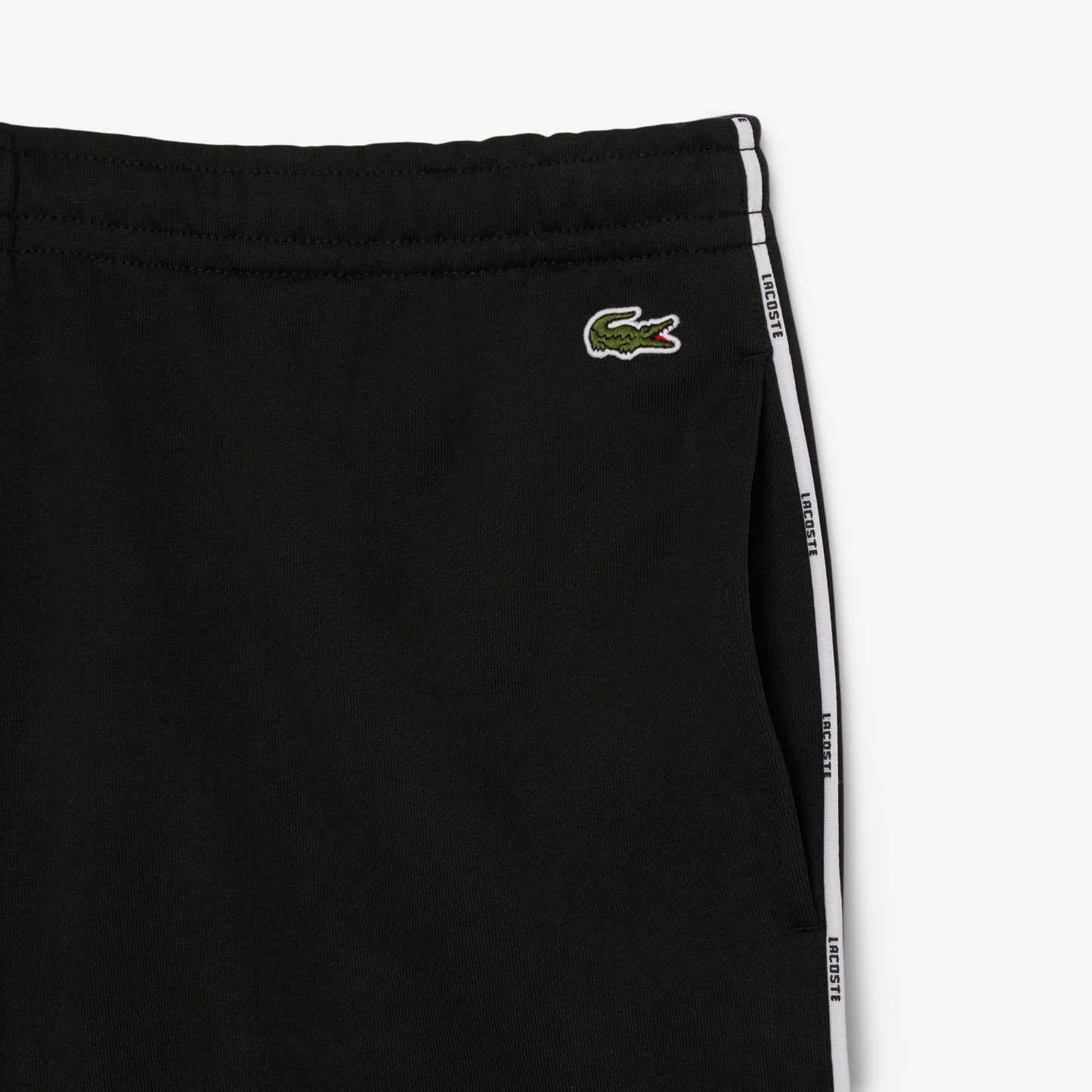 Logo Trim Cotton Fleece Shorts-GH9896