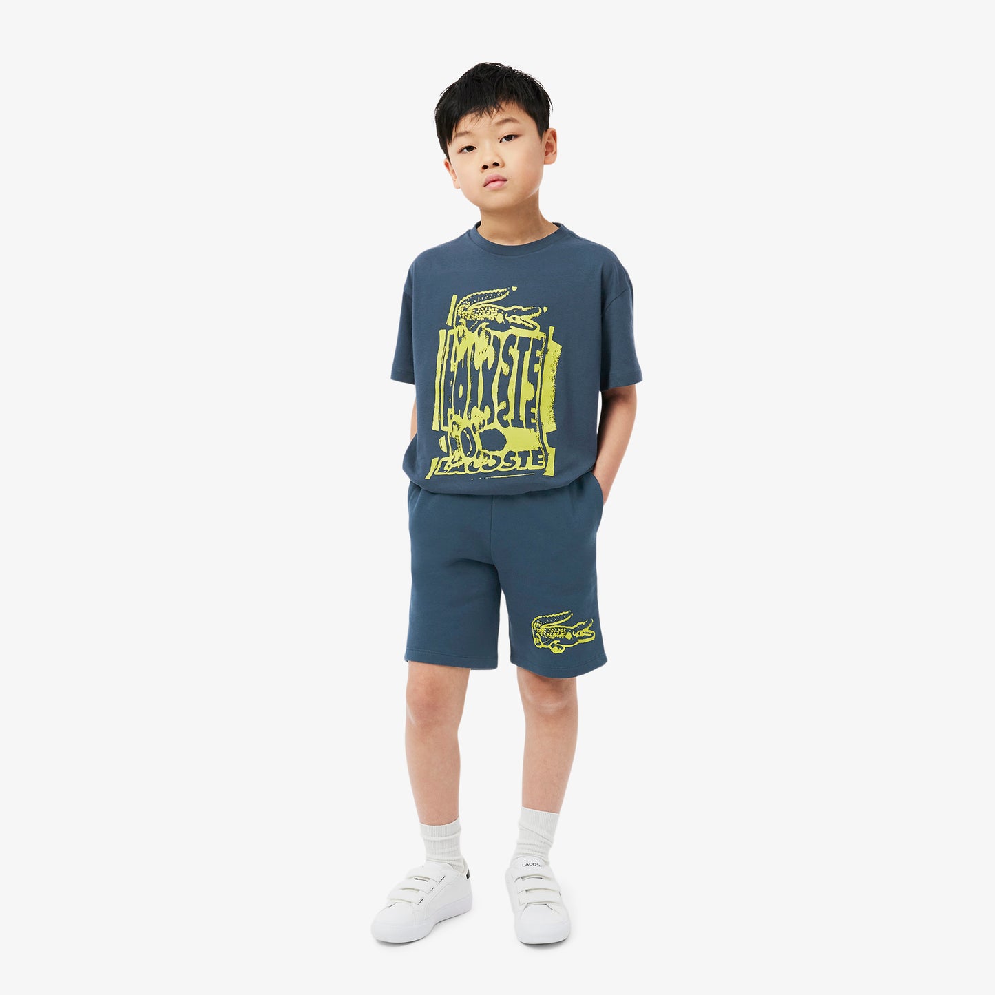 Print Fleece Shorts-GJ8470