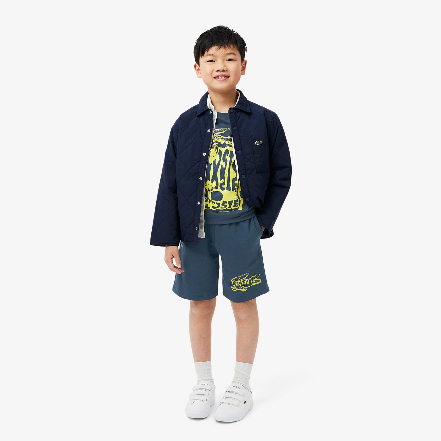 Print Fleece Shorts-GJ8470