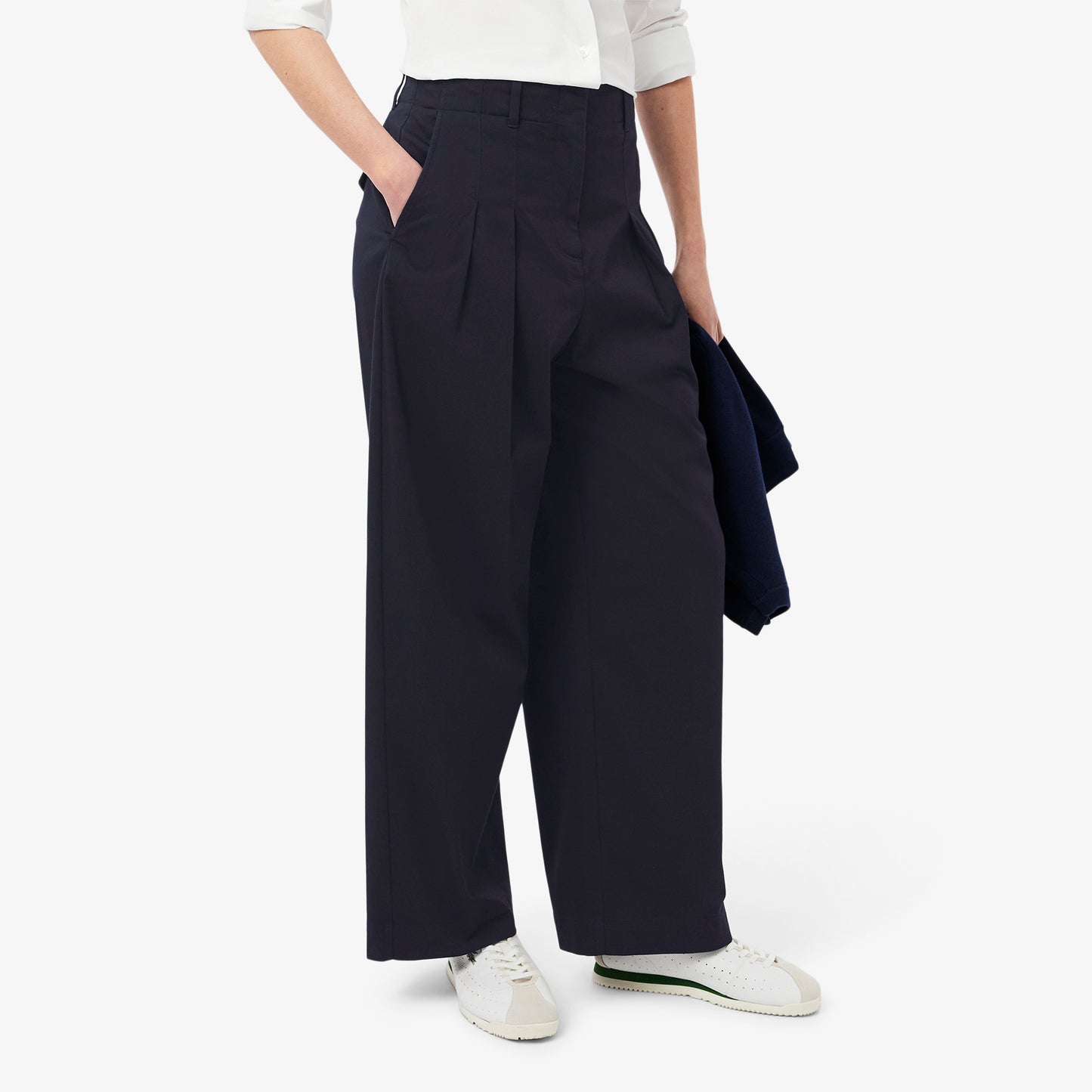 Wide Fit Stretch Gabardine Chino Pants-HF0205