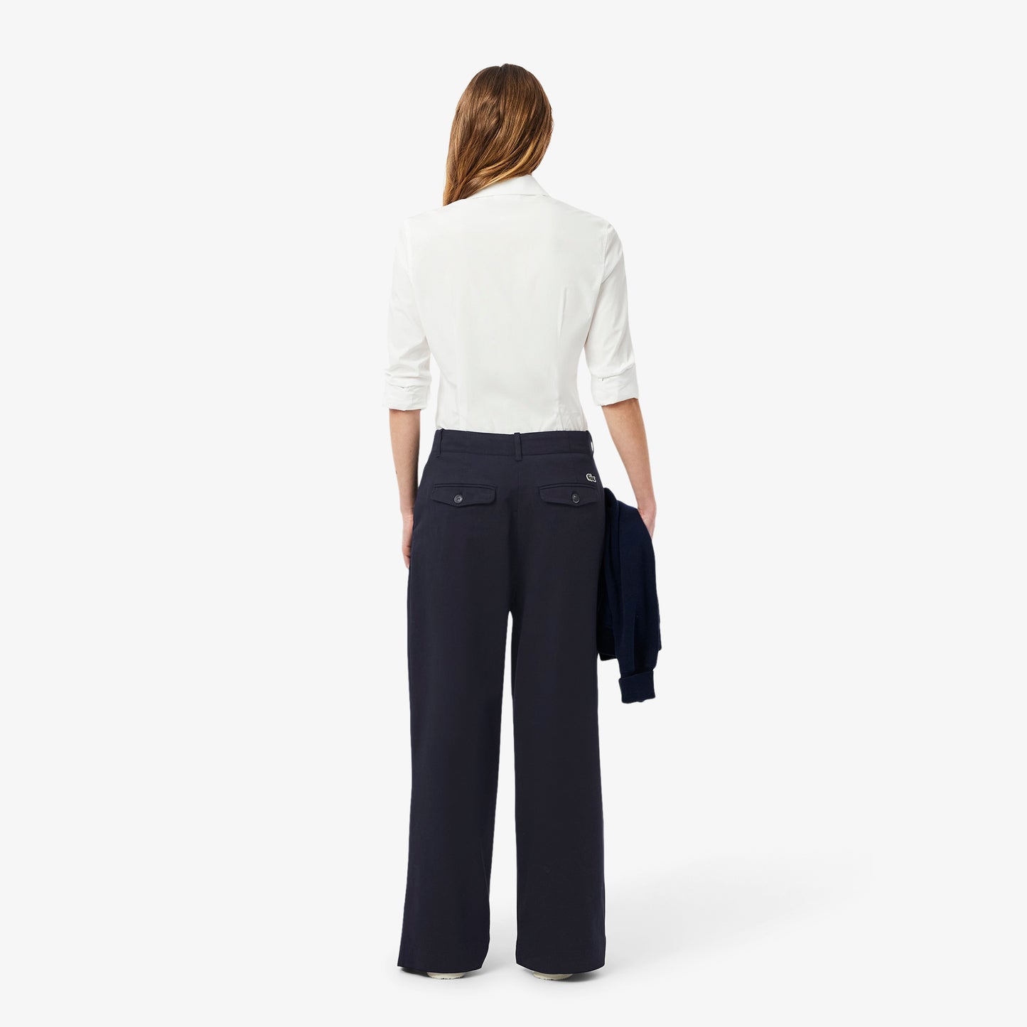 Wide Fit Stretch Gabardine Chino Pants-HF0205