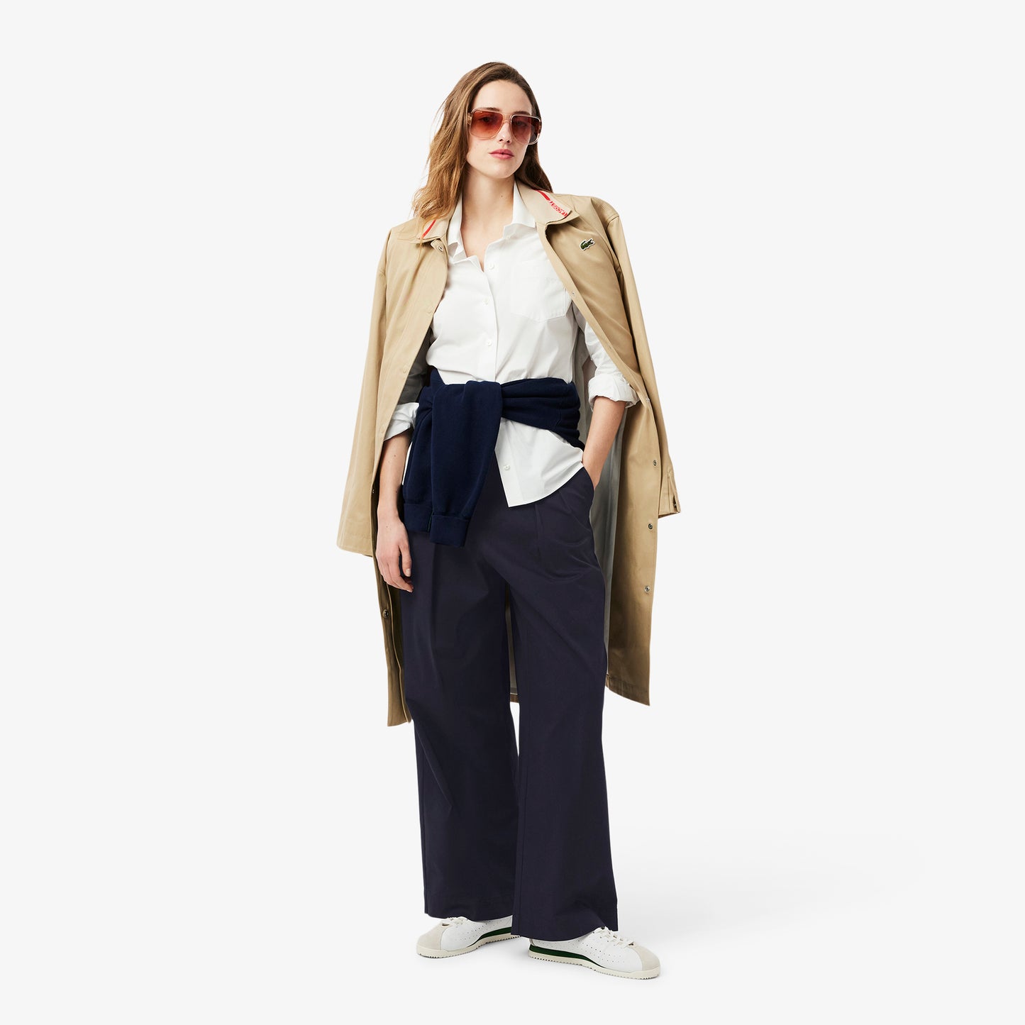 Wide Fit Stretch Gabardine Chino Pants-HF0205