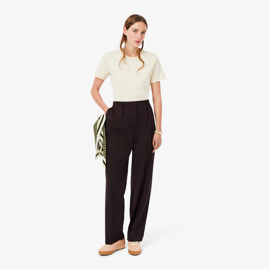 Oversized Wool Blend Pants-HF0245