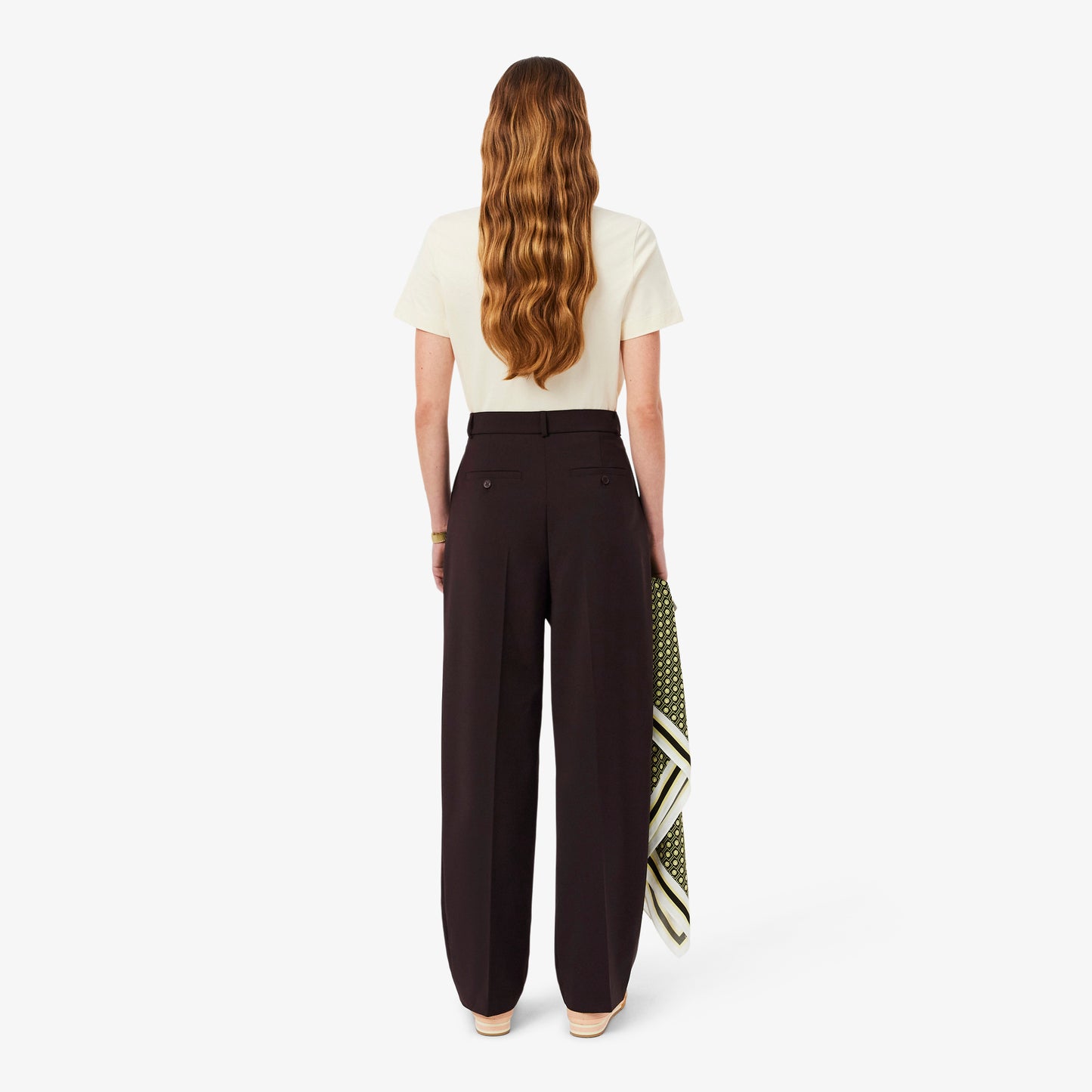 Oversized Wool Blend Pants-HF0245