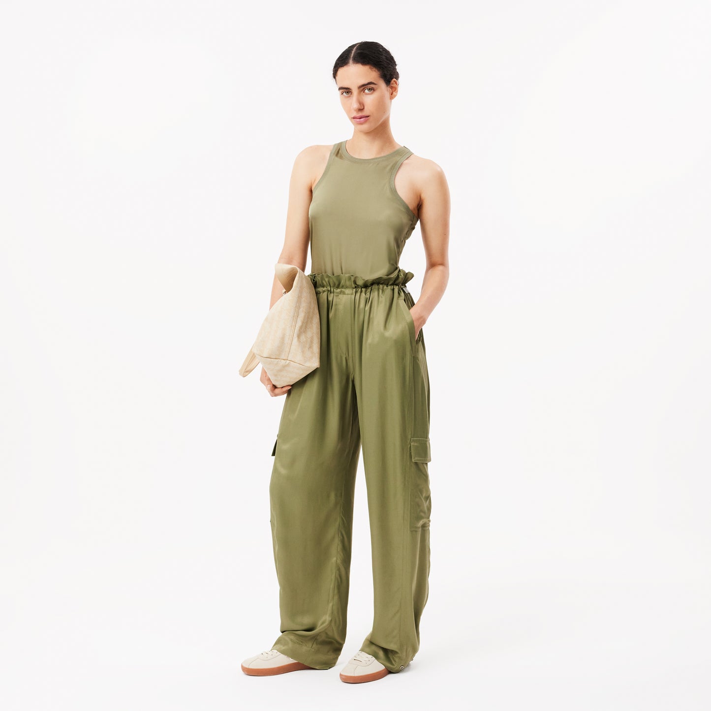 Fluid Oversized Cargo Pocket Pants - HF4002