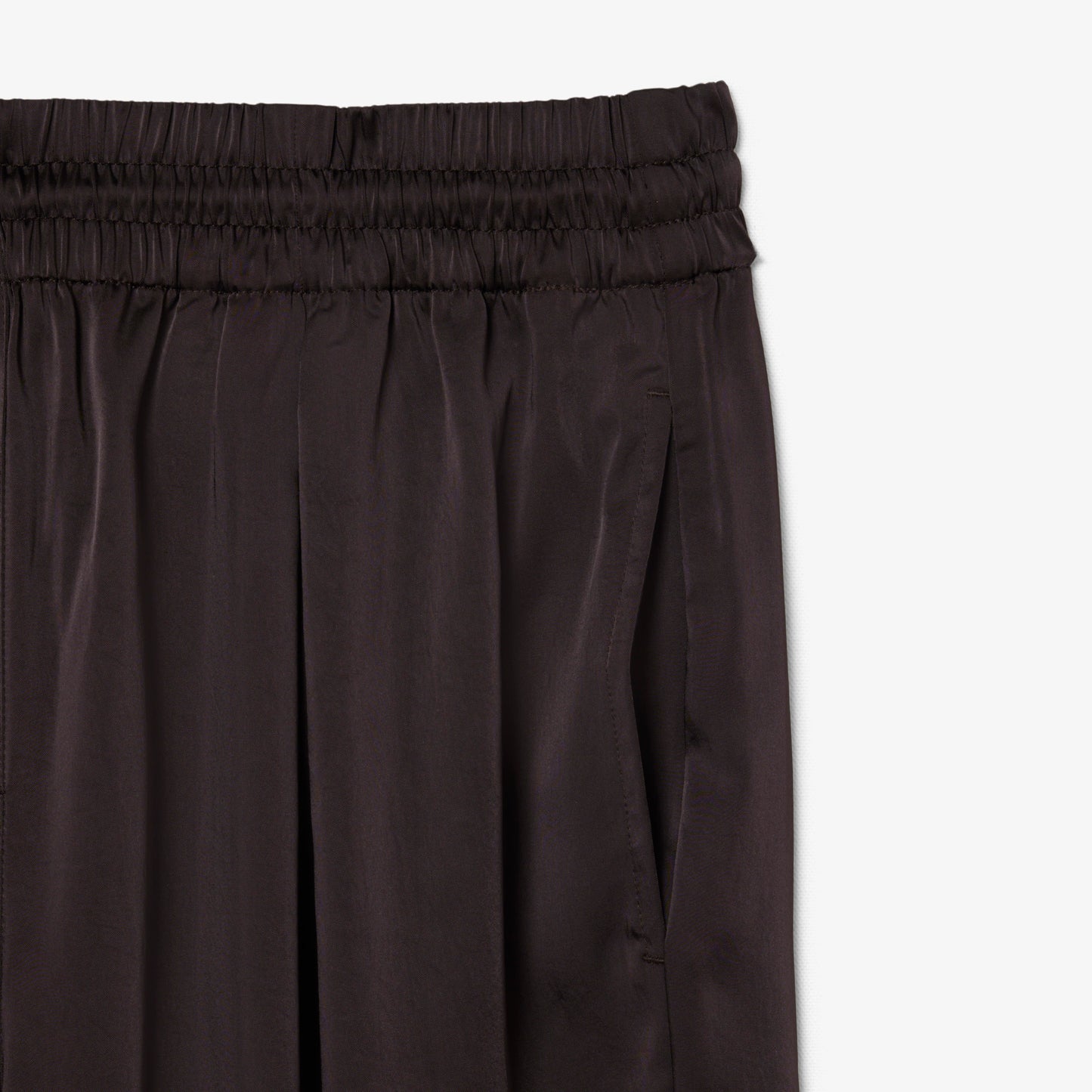 Oversized Elasticated Satin Pants-HF9801